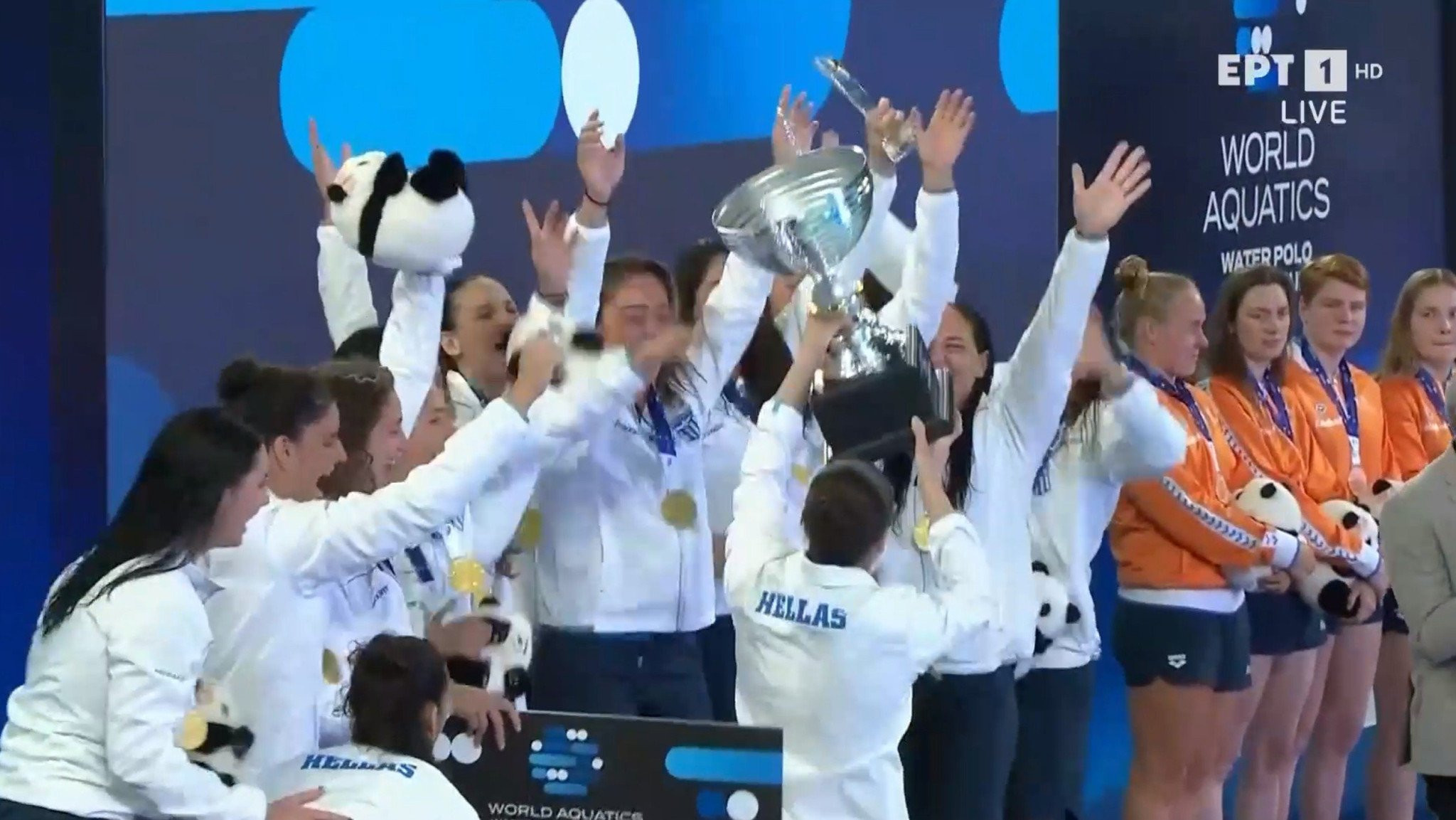 Η ώρα της απονομής: Τα χρυσά κορίτσια στην κορυφή του παγκόσμιου πόλο (video)