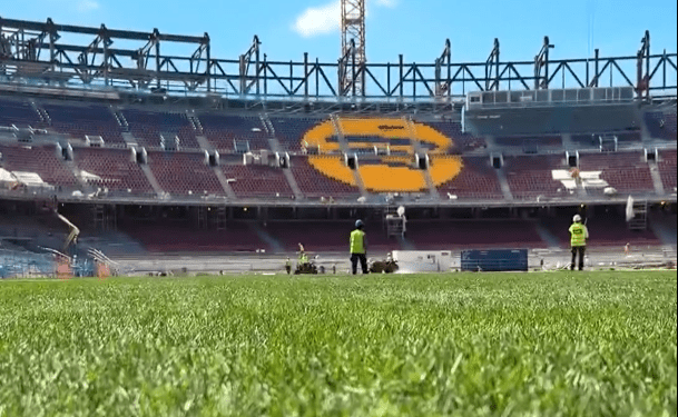 Το νέο «σπίτι» της Μπαρτσελόνα αρχίζει και παίρνει... μορφή (vid)