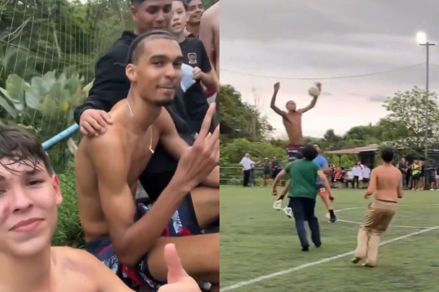 Προσοχή! Aκολουθούν σουρεαλιστικά πλάνα: Ο Γουεμπανιαμά παίζει ποδόσφαιρο και... σαρώνει