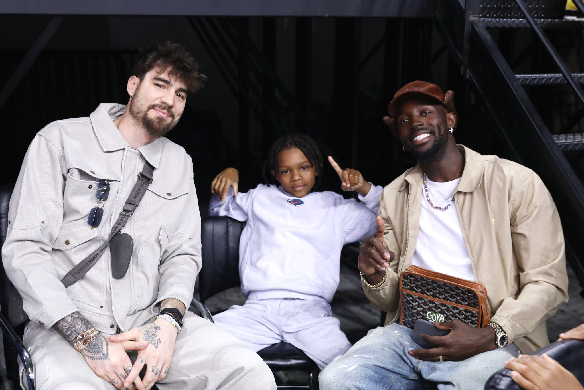 Χουάντσο και Γκραντ στη Sunel Arena για τον αγώνα της ΑΕΚ