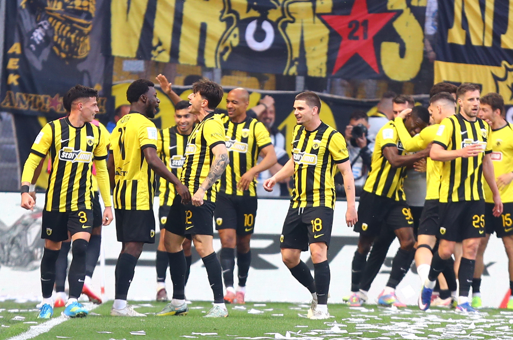 Αμυντική κυριαρχία της ΑΕΚ - Δεν δέχθηκε ούτε μία τελική στην εστία με Ολυμπιακό και ΠΑΟΚ