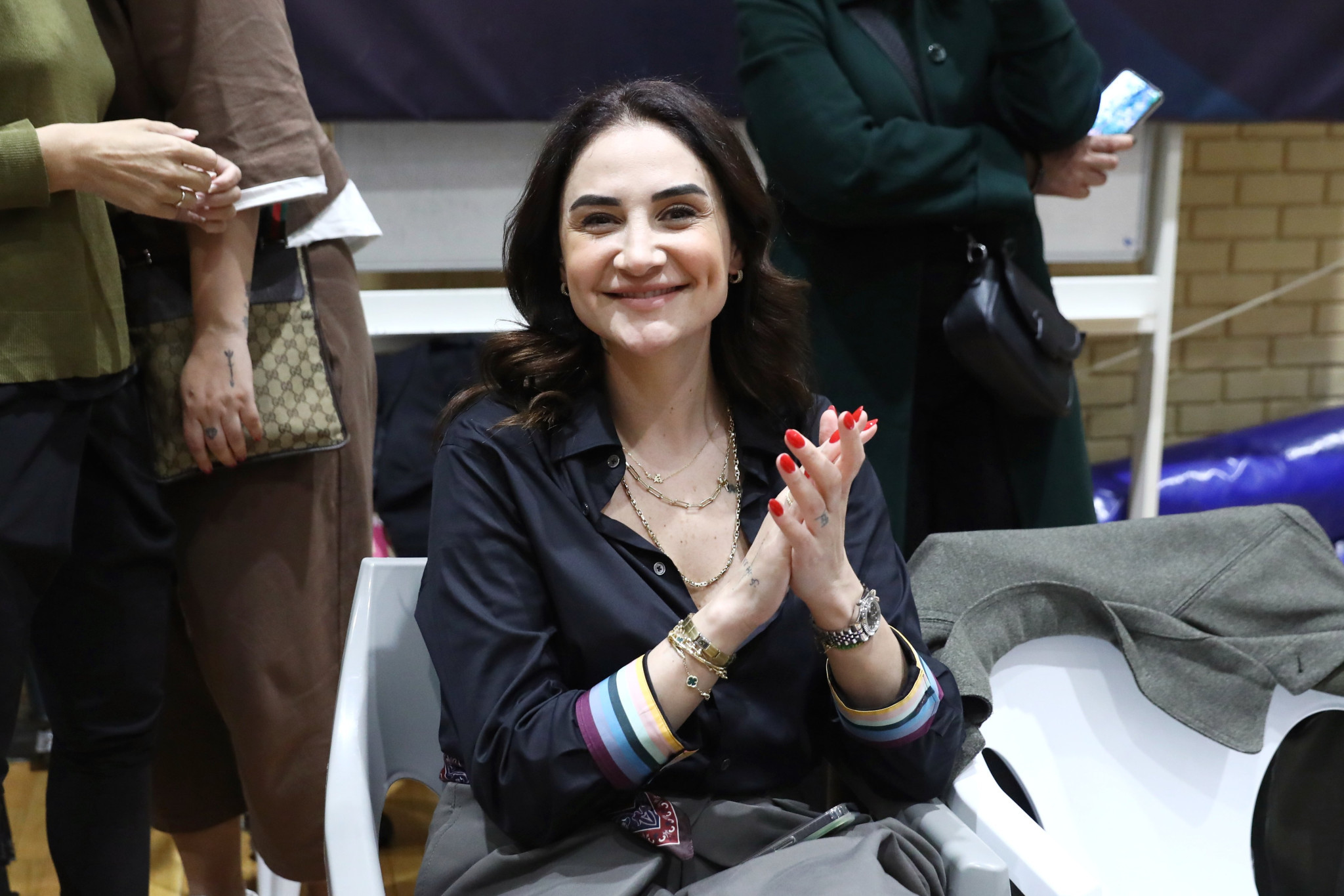 Η Σελέν Ερντέμ παρακολούθησε το παιχνίδι τίτλου του Παναθηναϊκού κόντρα στον ΖΑΟΝ