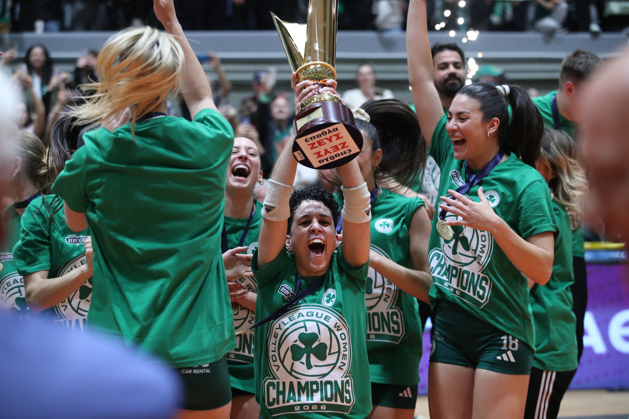 Ο Παναθηναϊκός σήκωσε την κούπα της Volley League Γυναικών για 28η φορά (video)