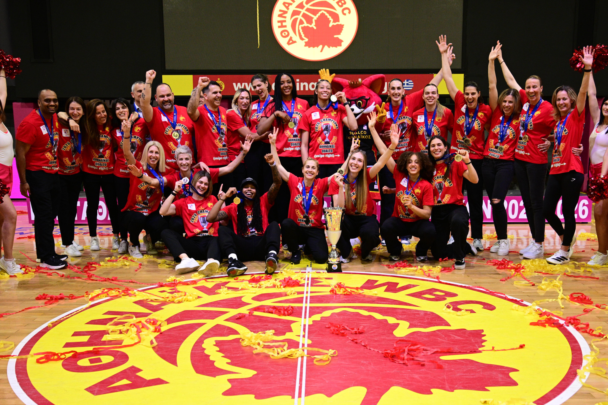 Ολοκλήρωσε το νταμπλ ο Αθηναϊκός, απονεμήθηκε το τρόπαιο της Α1 Γυναικών στην ομάδα του Βύρωνα