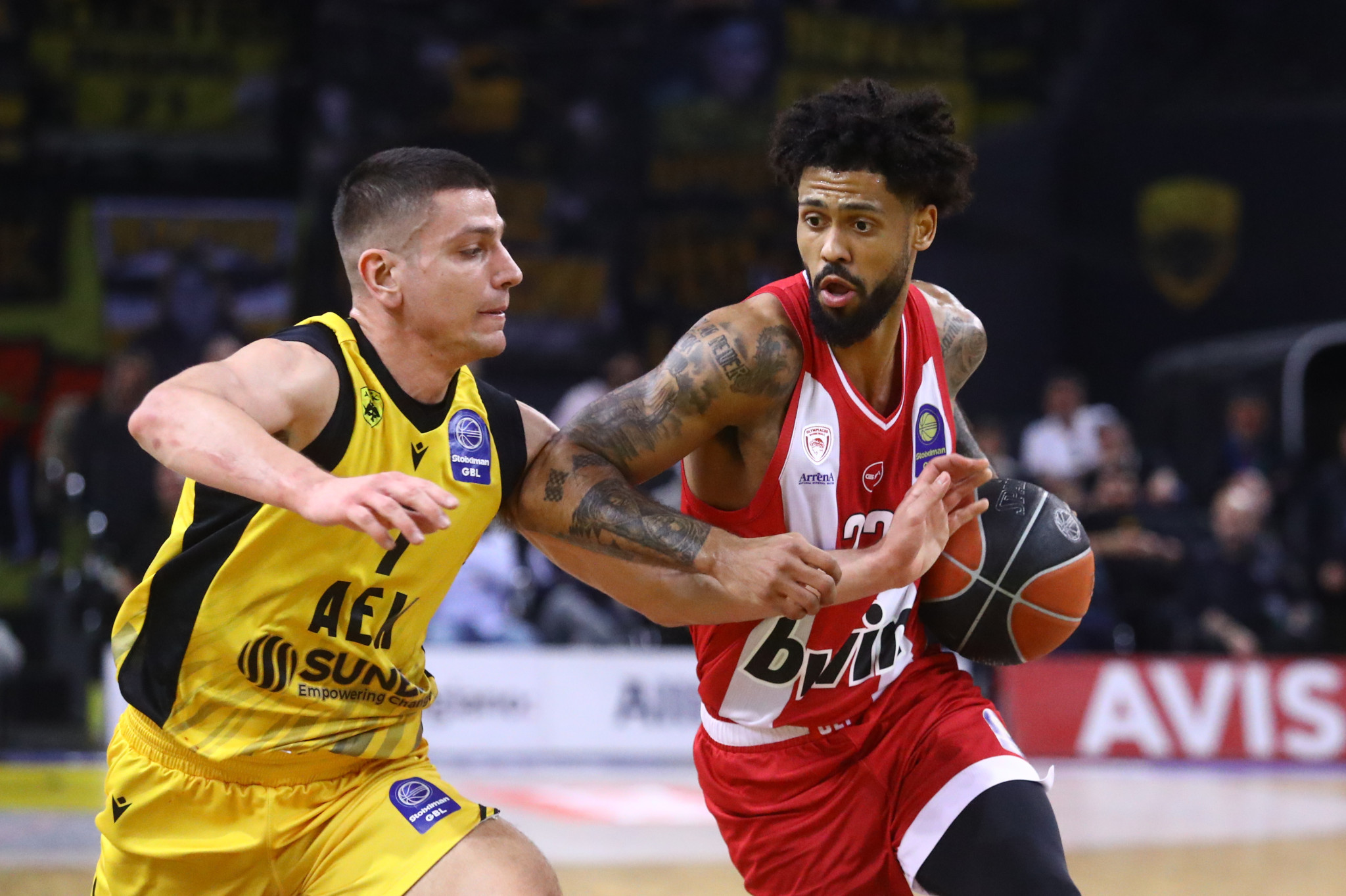 ΑΕΚ - Ολυμπιακός: Τα highlights της επικράτησης των «ερυθρόλευκων» (video)