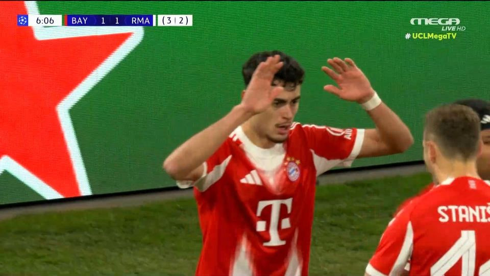 Ισοφάρισε άμεσα η Μπάγερν Μονάχου την Ρεάλ Μαδρίτης με κεφαλιά του Πάβλοβιτς (video)