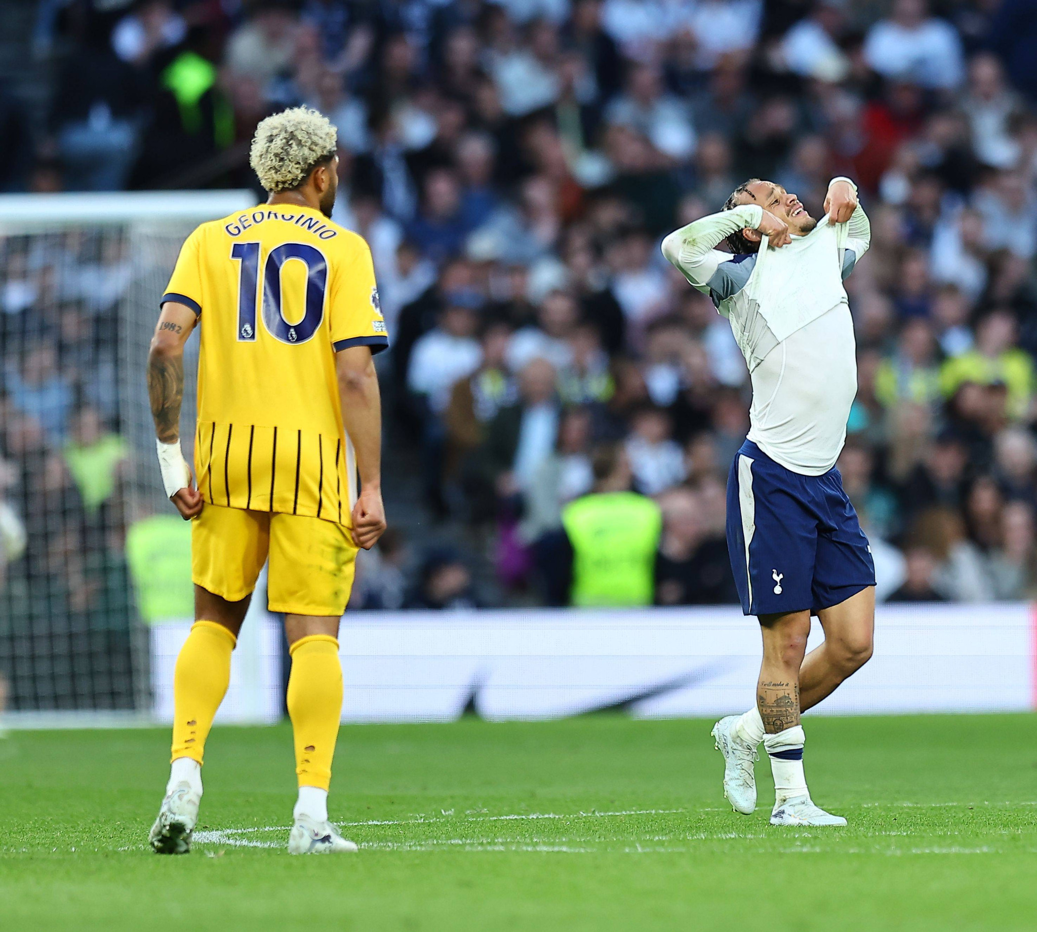 Ούτε τώρα νίκη η Τότεναμ - Η Μπράιτον ισοφάρισε στο φινάλε και άφησε τους «Spurs» σε θέση υποβιβασμού!