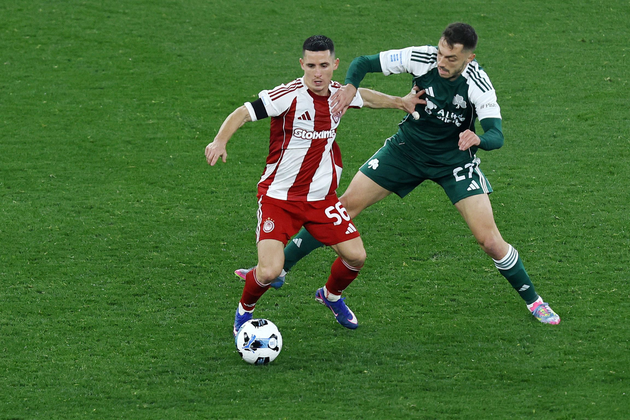 Παναθηναϊκός - Ολυμπιακός: Η ώρα και το κανάλι του ντέρμπι της δεύτερης αγωνιστικής των playoffs της Stoiximan Super League