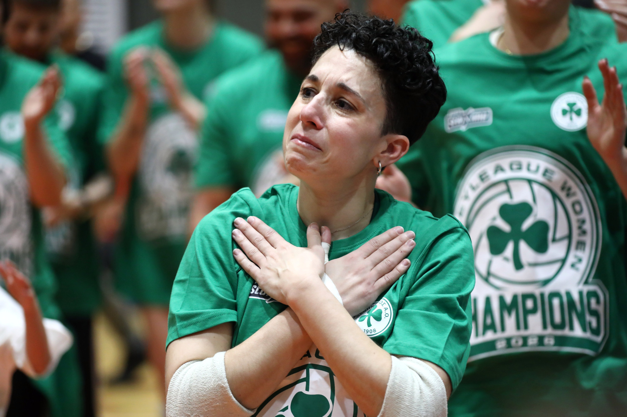 Ρόγκα στο Athletiko: «Περήφανη που είμαι ένα μικρό κομμάτι του Παναθηναϊκού - Ανατριχιάζω με τον κόσμο»