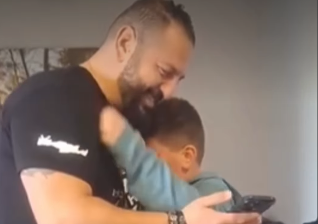 Συγκλονιστικό βίντεο: Πιτσιρικάς του ΟΦΗ ξεσπά σε κλάματα όταν ο πατέρας του ανακοινώνει ταξίδι στον τελικό