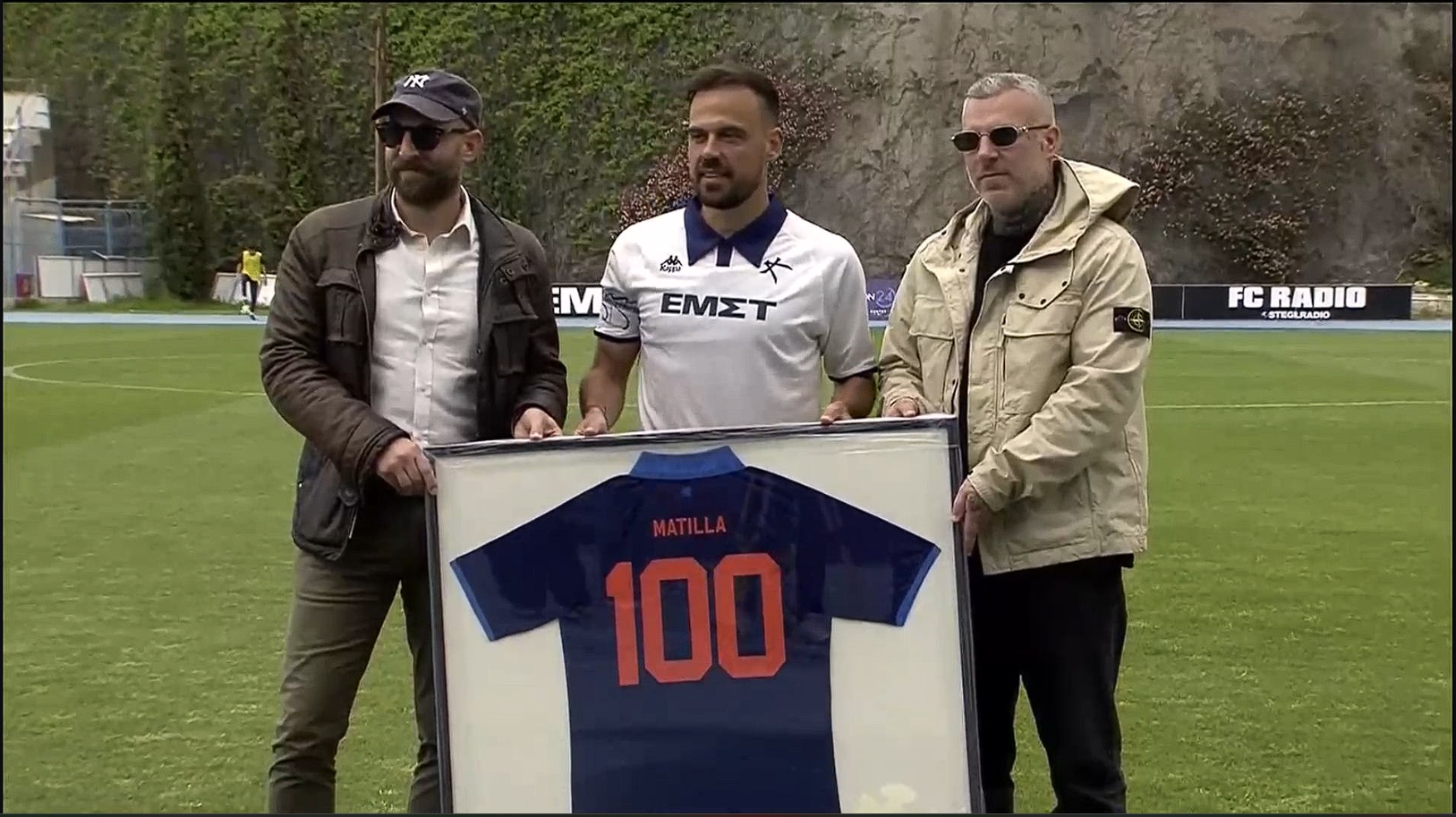 Ο Ματίγια έφτασε τις 100 συμμετοχές με την Athens Kallithea και βραβεύτηκε (video)