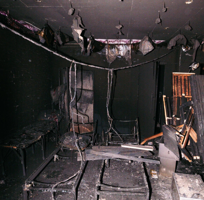 Κάηκαν ολοσχερώς τα αποδυτήρια της Βασιλείας - Σοκαριστικές οι εικόνες