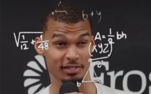 Ο… Αϊνστάιν του NBA: Τι πράξεις έλυσε σε χρόνο dt ο Γουεμπανιαμά και έμειναν όλοι άφωνοι (video)