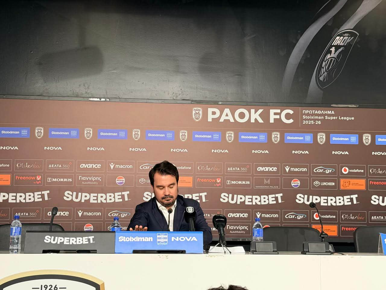 Live Streaming η συνέντευξη τύπου του νέου συμβούλου του Ιβάν Σαββίδη, Ανδρέα Παπαμιμίκου