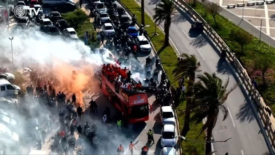 Το κρητικό πάρτι των Κυπελλούχων Ελλάδας ξεκίνησε με ένα εντυπωσιακό Pyro Show (video)