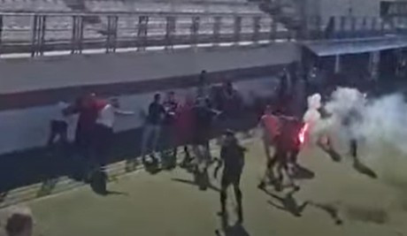 Απίστευτο ξύλο σε φιλανθρωπικό αγώνα ανάμεσα σε Προοδευτική και Ολυμπιακό Κ19 (video)