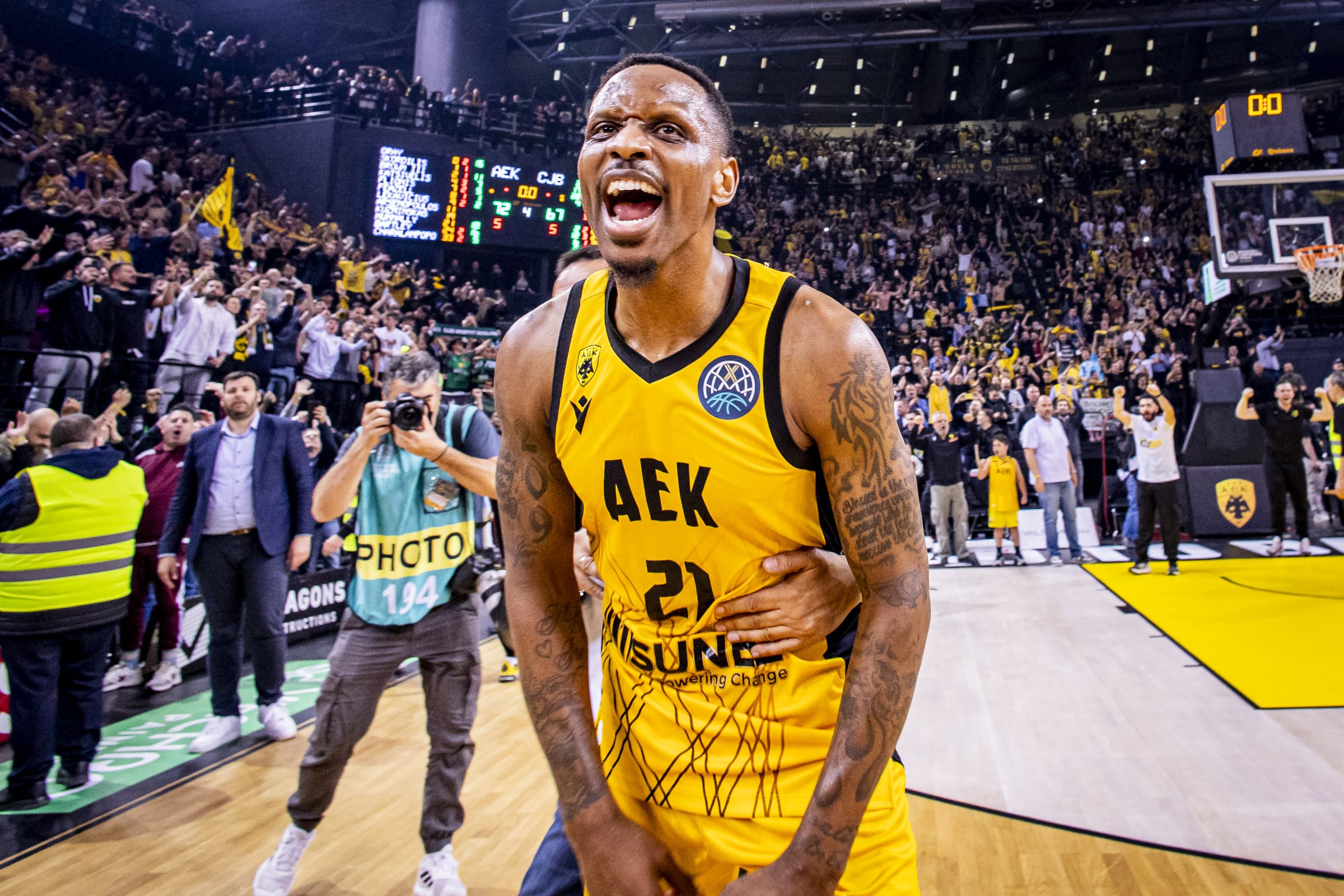 Νάναλι... παρών για την ΑΕΚ στο Final 4 του BCL