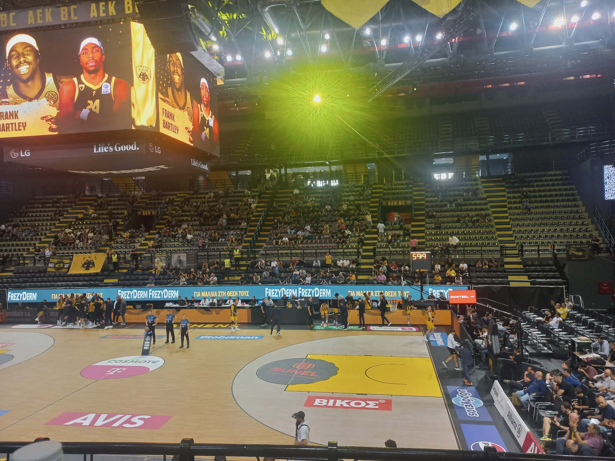 Περίπου 1.000 άτομα στο Game 1 της ΑΕΚ κόντρα στον Άρη