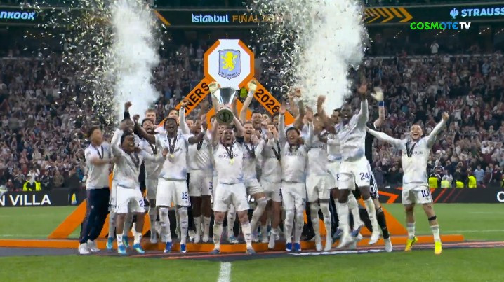 Η απονομή του Europa League στην Άστον Βίλα (video)