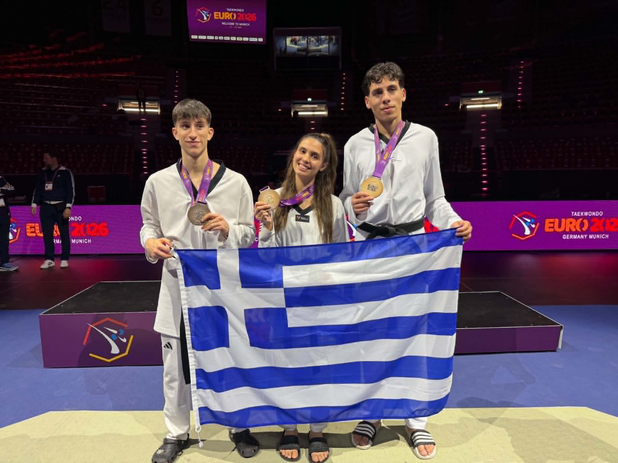 Σαρώνει η Εθνική στο Ευρωπαϊκό ταεκβοντό - Τρία χάλκινα μετάλλια τη δεύτερη μέρα