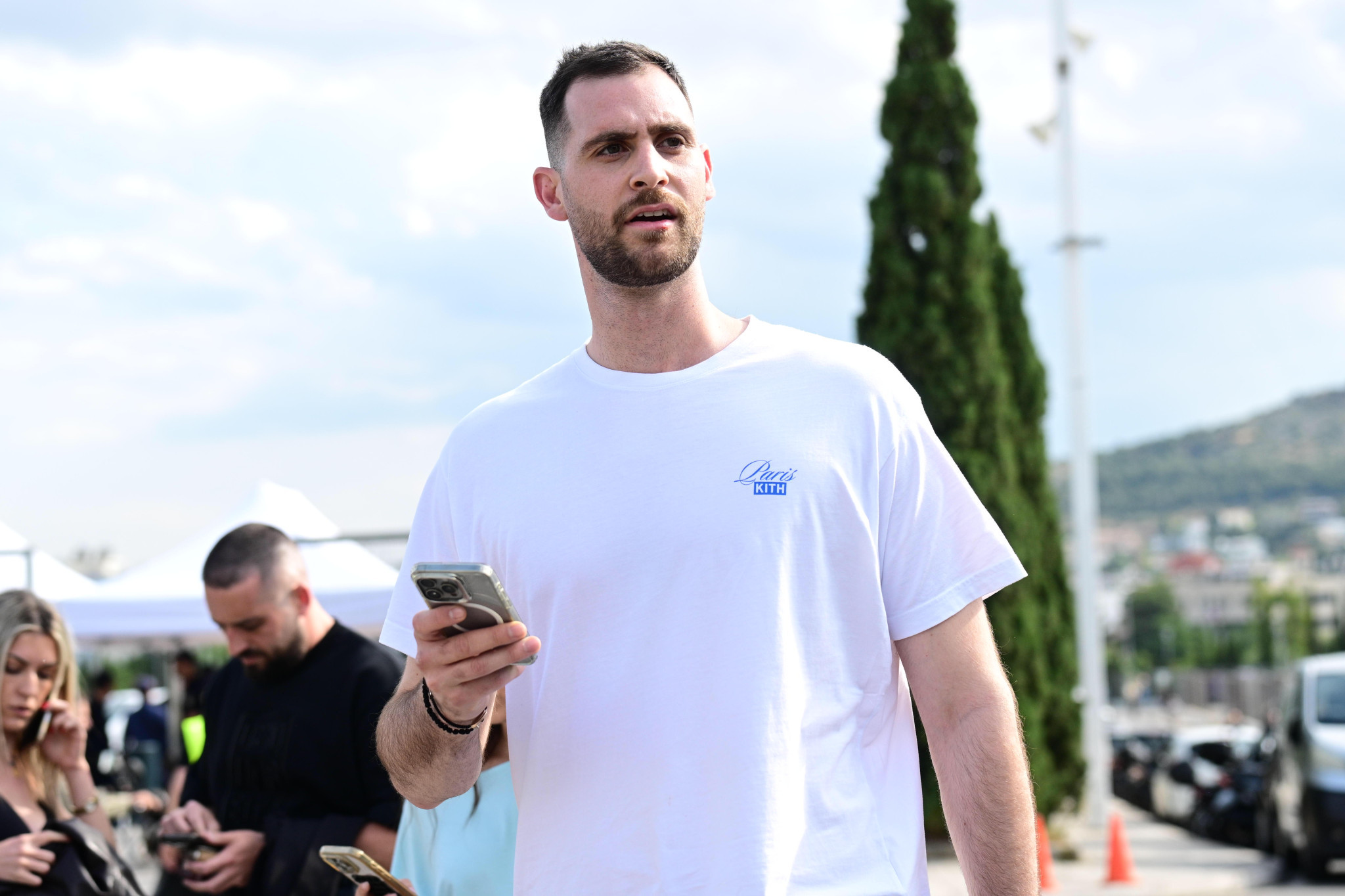 O Γιώργος Παπαγιάννης στο T-Center για το Final Four της EuroLeague (photo)