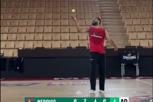 Σε ρυθμούς... Roland Garros στη Μονακό: Οκόμπο και Νέντοβιτς το έριξαν στο τένις (video)