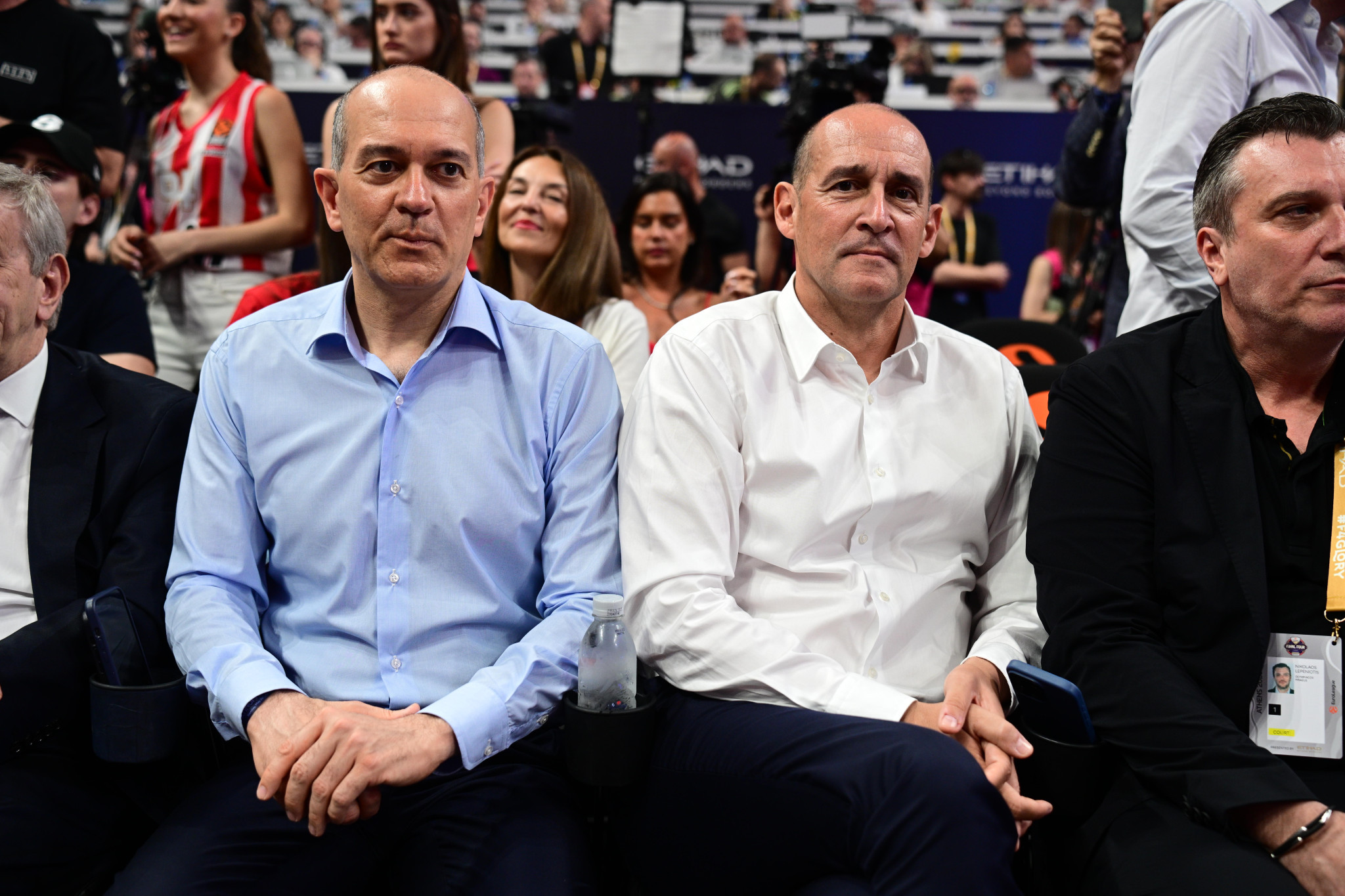 Παρουσία Αγγελόπουλων η προπόνηση του Ολυμπιακού πριν από το Game 3
