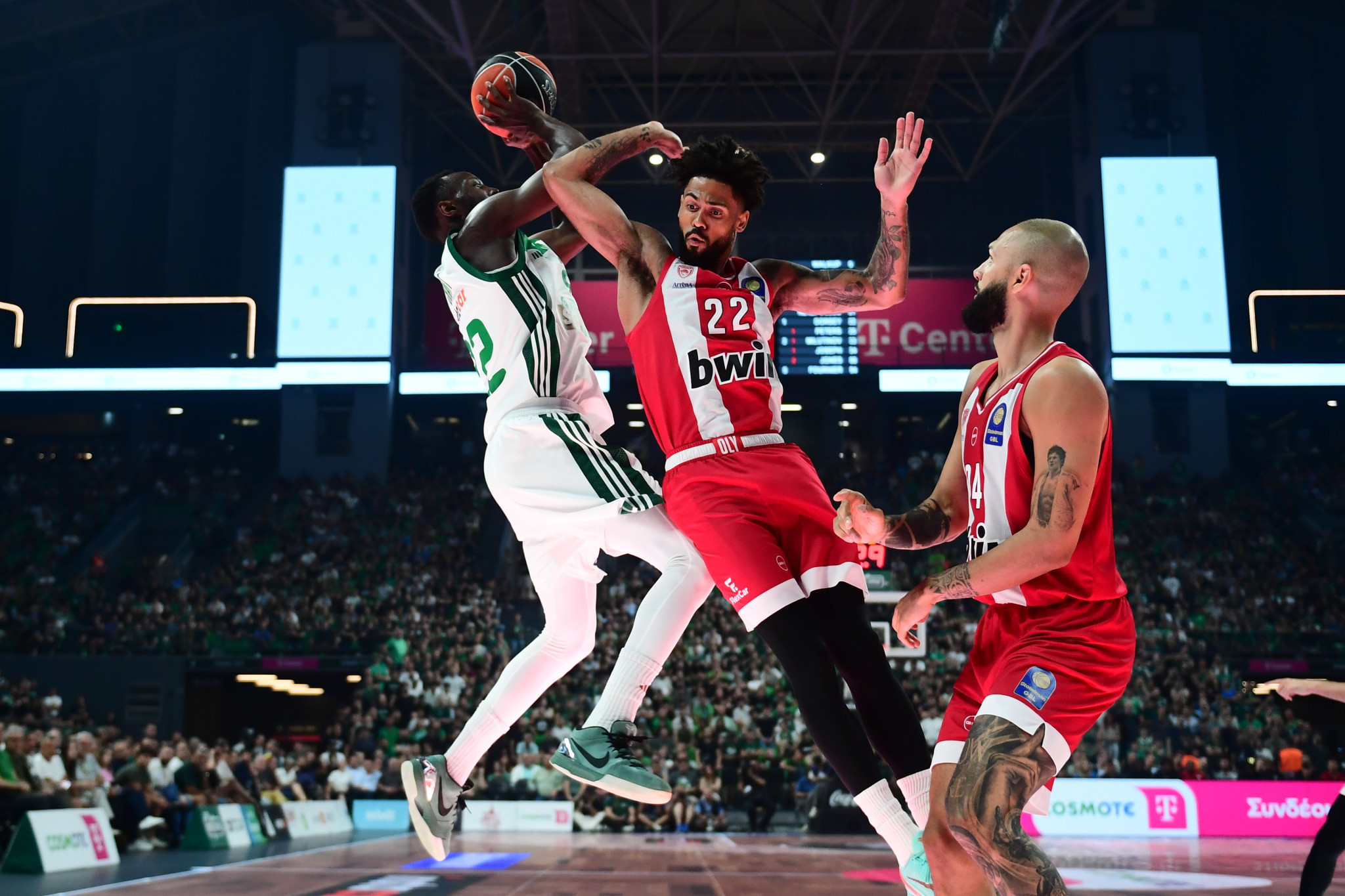 Ολυμπιακός- Παναθηναϊκός: Πού θα δείτε το Game 5 των τελικών της Stoiximan GBL