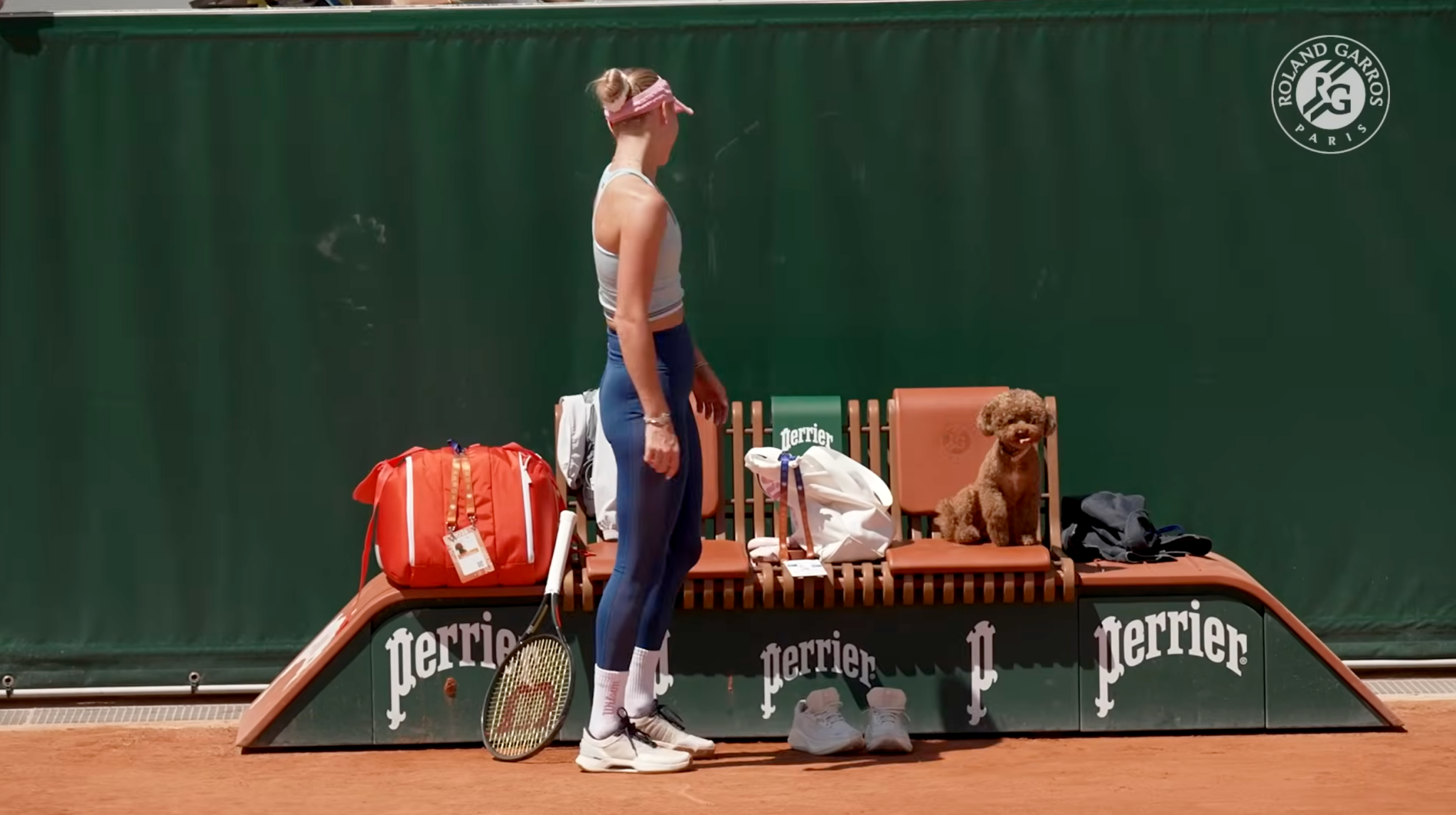 Το Roland Garros προσέλαβε την πρώτη... dogsitter για τα σκυλιά των επαγγελματιών τενιστών