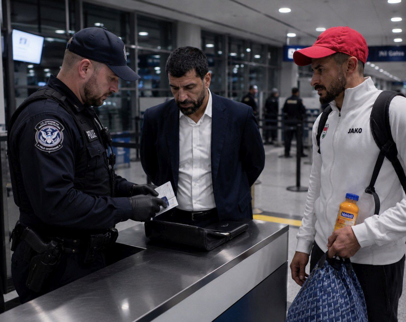 Οι αρχές των ΗΠΑ ανέκριναν επί επτά ώρες Ιρακινό διεθνή ποδοσφαιριστή