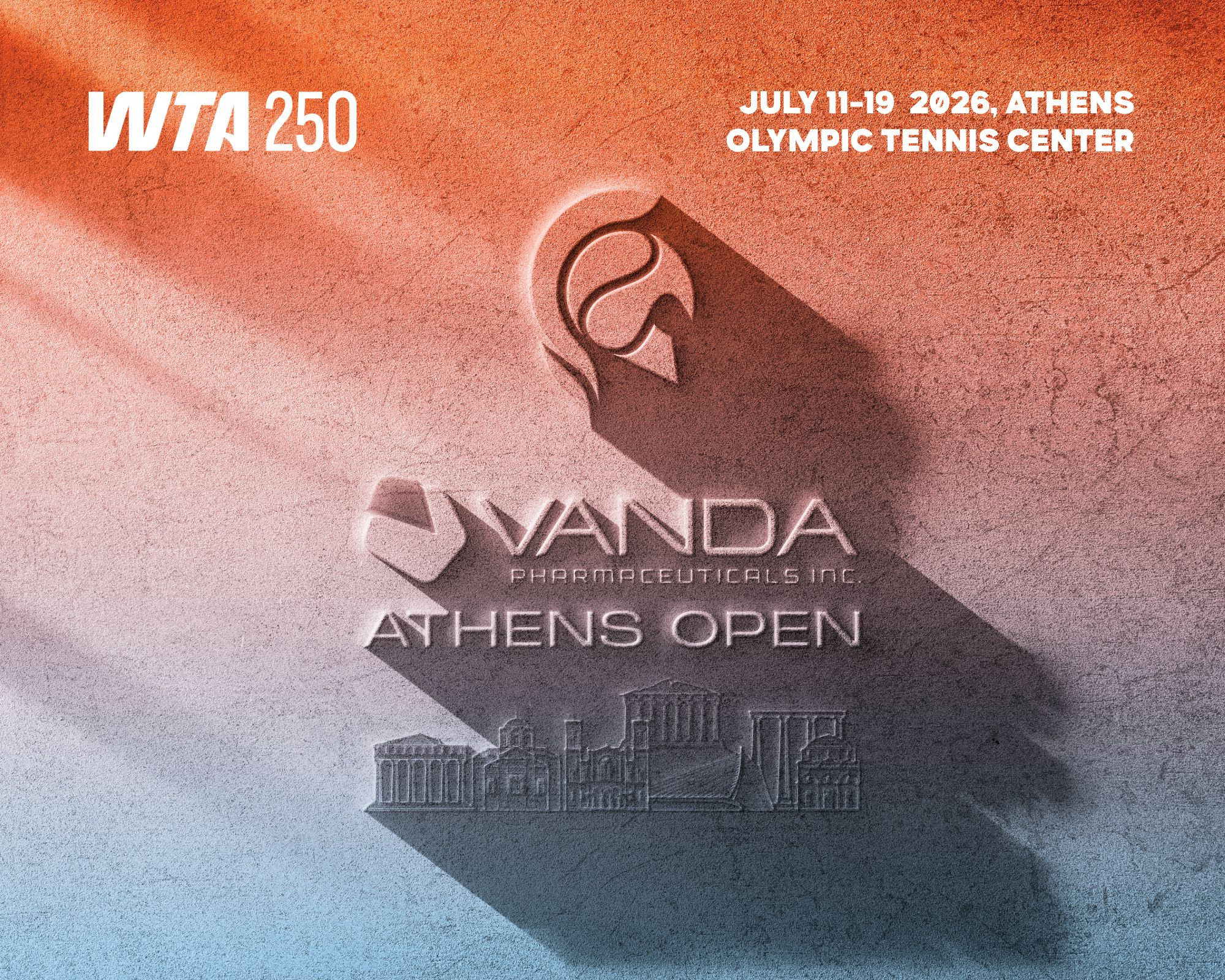 Η Αθήνα υποδέχεται το Vanda Pharmaceuticals Athens Open WTA 250 τον Ιούλιο