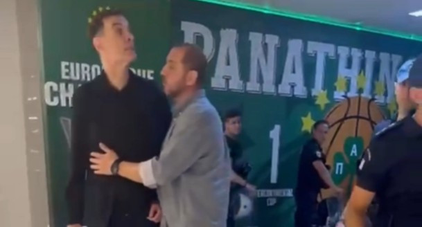 Τα βίντεο που ανέβασαν Γιαννακόπουλος και ΚΑΕ Παναθηναϊκός με το επεισόδιο Μπαρτζώκα-Αρώνη