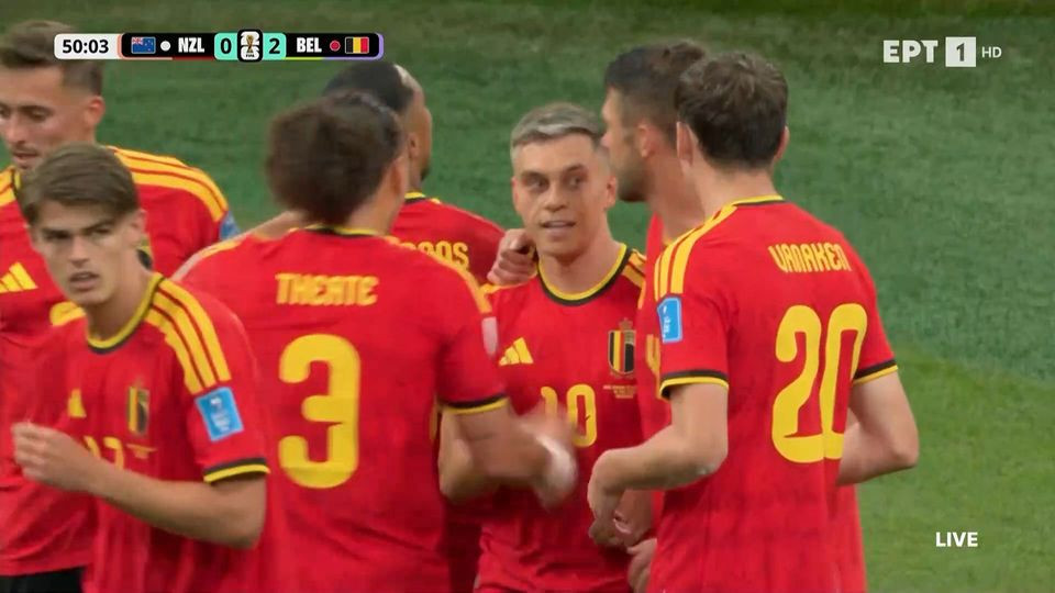 Ο Τροσάρ χτύπησε ξανά για το 2-0 του Βελγίου (video)