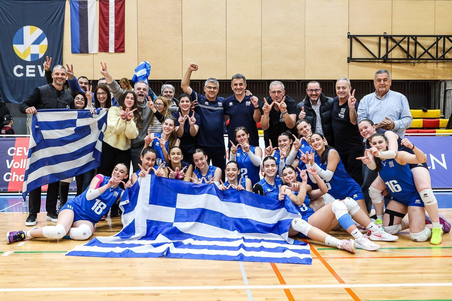 Αήττητη η Εθνική Γυναικών Κ16 στα τελικά του Eurovolley