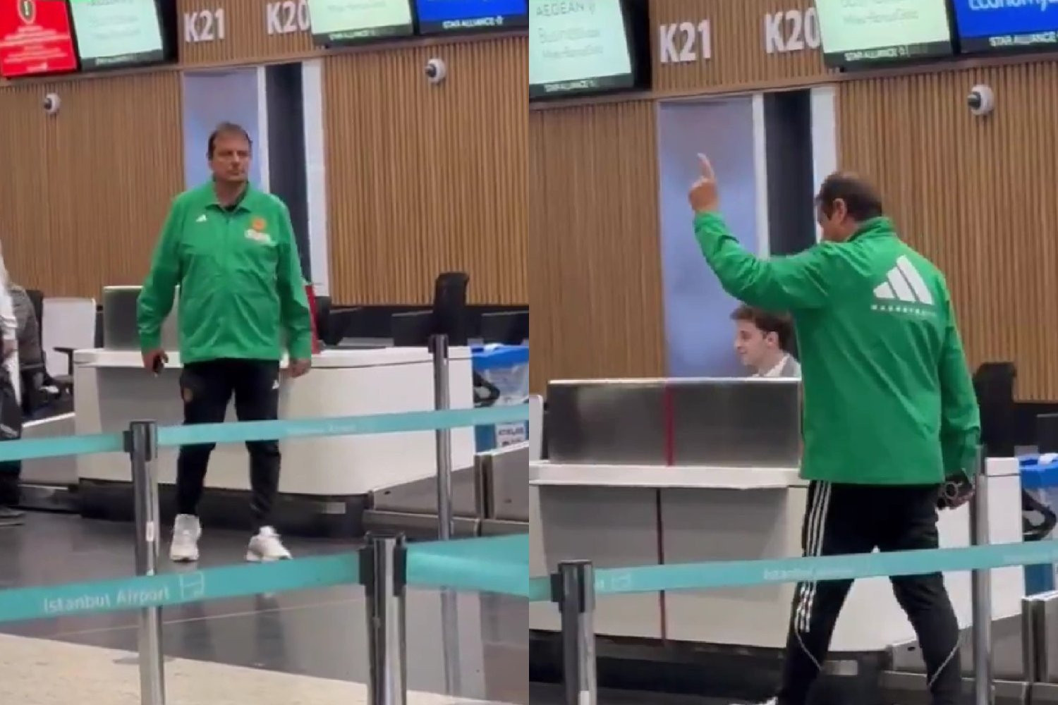 O Αταμάν άκουσε και... δίκαια συνθήματα: Φίλαθλοι τον αποθέωσαν στο αεροδρόμιο (video)