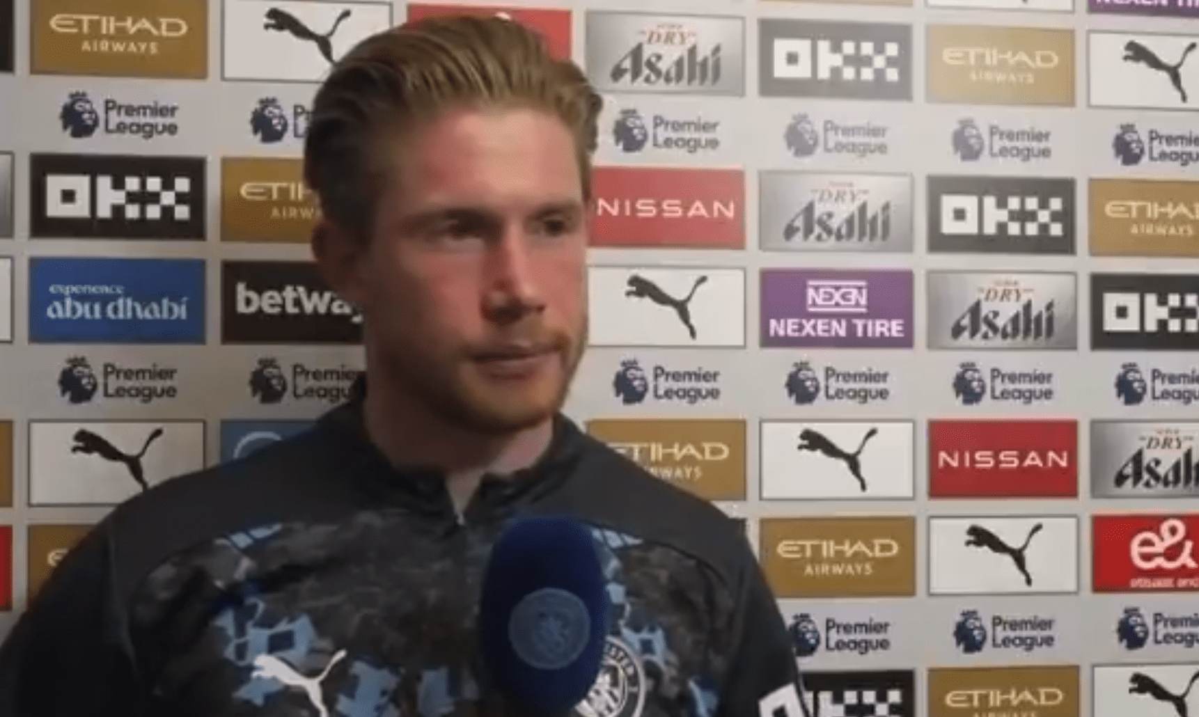 O Ντε Μπρόινε ισοφάρισε ένα ασύλληπτο ρεκόρ που μόνο ο Μέσι είχε πετύχει