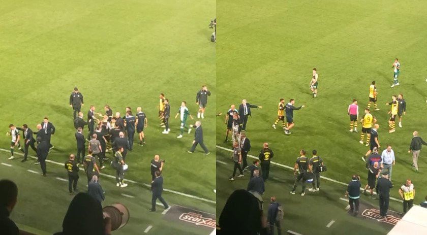 Χαμός με τη λήξη: Ο Μάνταλος φώναζε «έλα έξω» στον Μλαντένοβιτς (video)