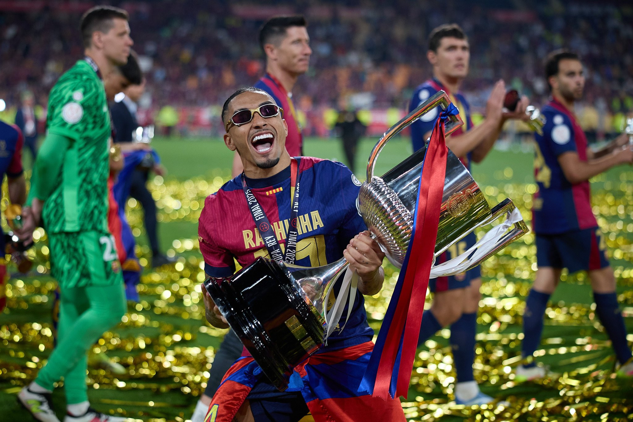 H απονομή του Copa del Rey στην Μπαρτσελόνα (video)