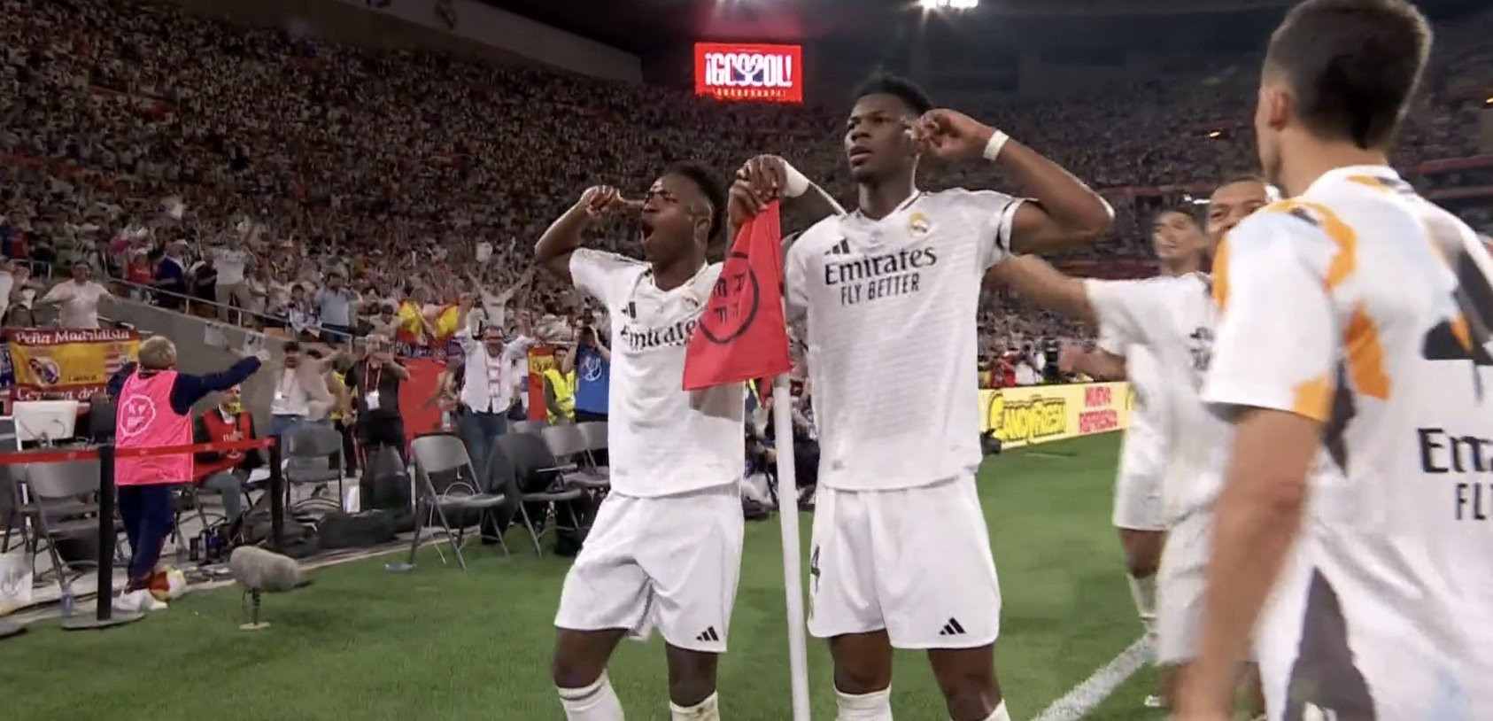 Ολική ανατροπή για τη Ρεάλ (1-2) μέσα σε επτά λεπτά, με καρφωτή κεφαλιά του Τσουαμενί (video)