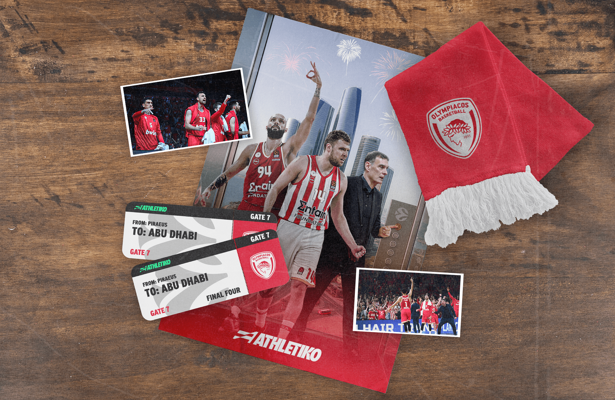 Θρυλική πρόκριση στη Μαδρίτη και πανηγυρικά στο Άμπου Nτάμπι ο Ολυμπιακός!