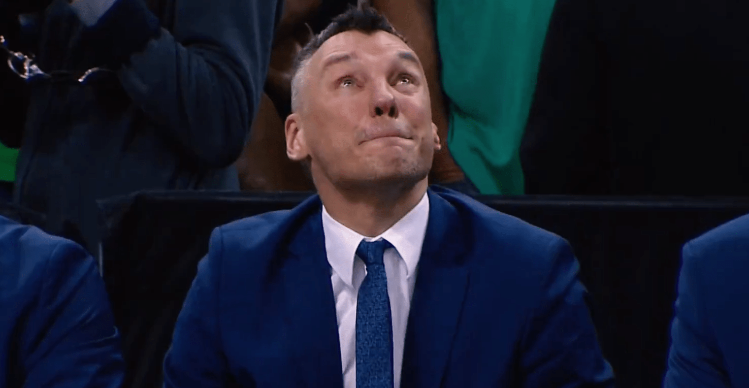 O «Σάρας» θυμήθηκε τα δάκρυα όταν η Ζαλγκίρις έκανε το... θαύμα κόντρα στον Ολυμπιακό (video)