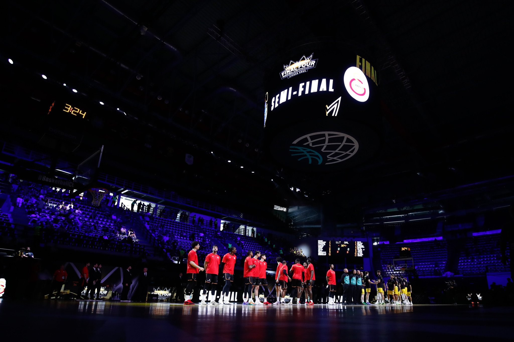 H εντυπωσιακή Sunel Arena πριν το τζάμπολ του Τενερίφη - Γαλατασαράι (video)