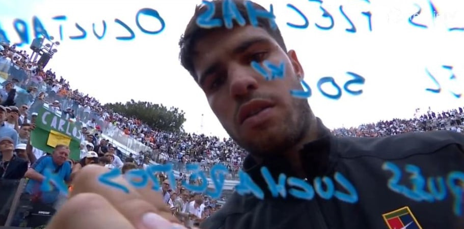 Ο Αλκαράθ πανηγύρισε με μήνυμα από τους... 300 και τον Λεωνίδα (video)