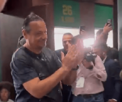 Το μπουγέλο των παικτών του Παναθηναϊκού στον Εργκίν Αταμάν (video)