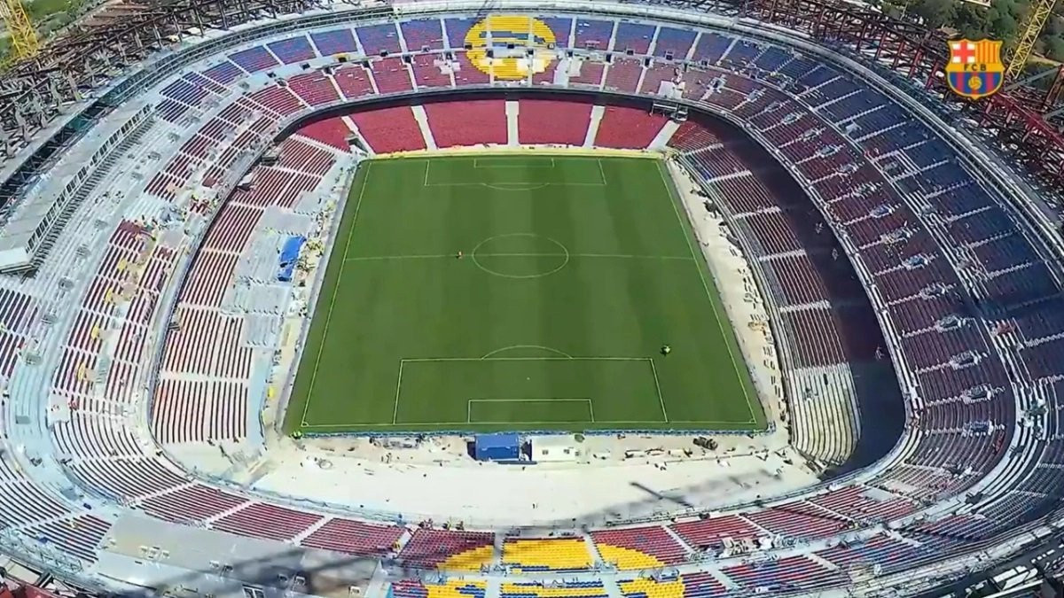 Εντυπωσιακά πλάνα με την μεταμόρφωση του «Καμπ Νόου» (video)