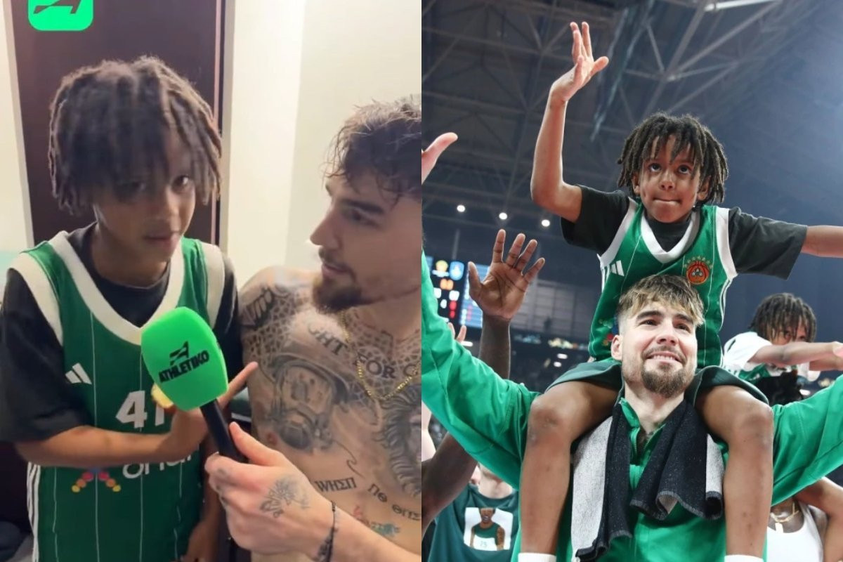 Απίθανος Χουάντσο με τον γιο του Γκραντ στην κάμερα του Athletiko: «Με τον μπαμπά σου είμαστε... bad boys» (video)