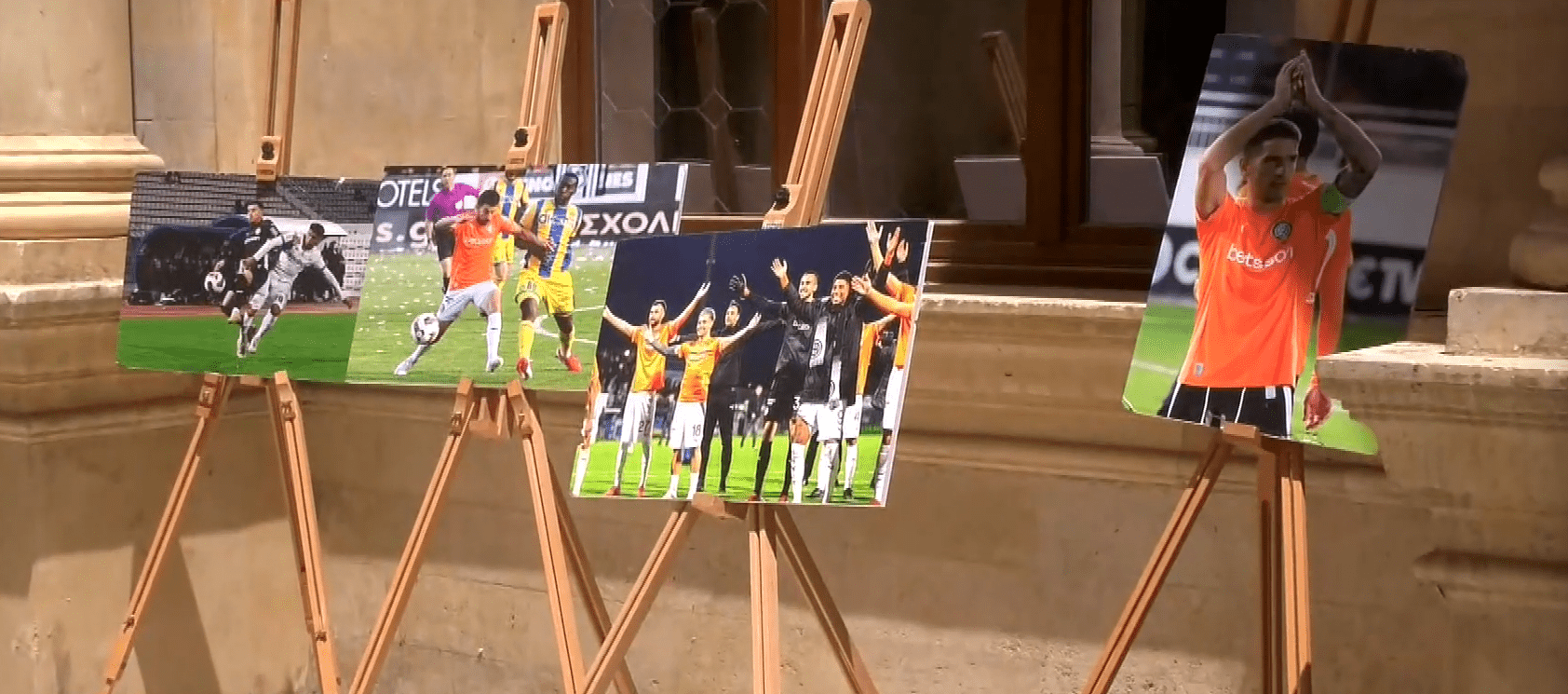 Ο τελικός έχει αρχίσει ήδη στο Ηράκλειο: «Βαμμένη» στα χρώματα του ΟΦΗ η πόλη (video)