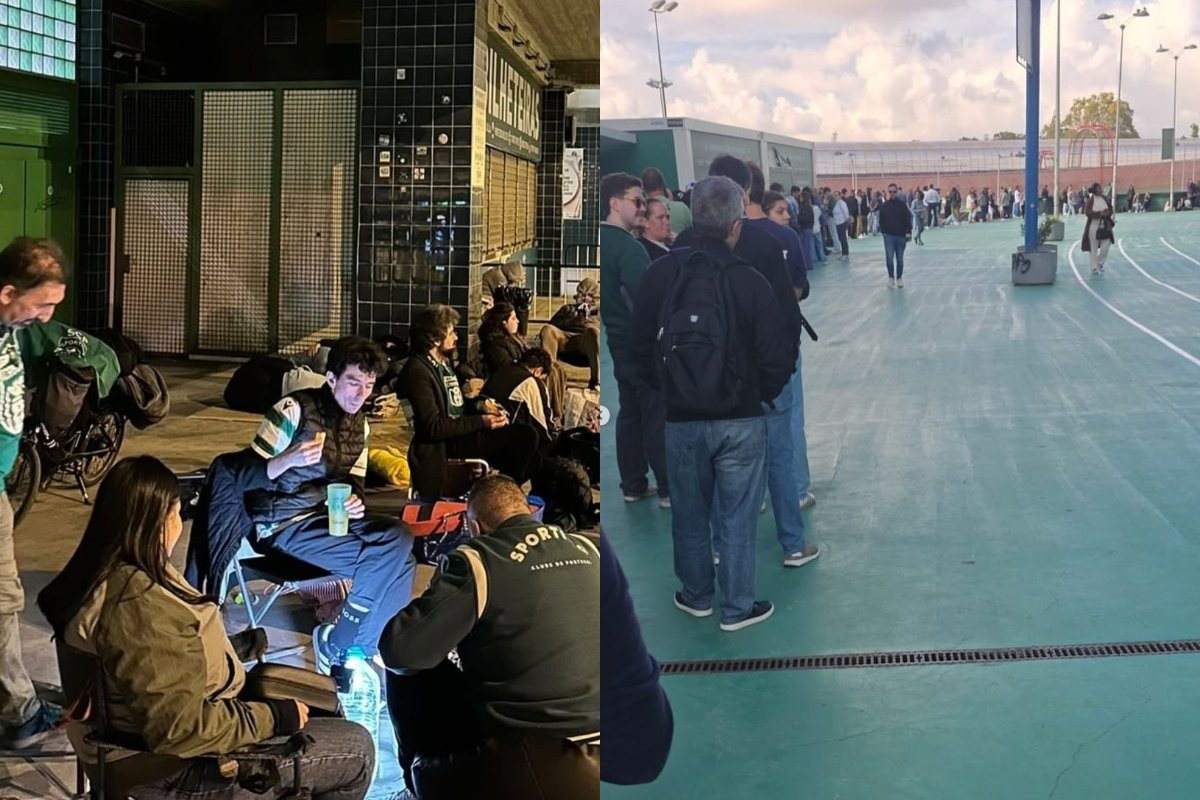 Απίθανες σκηνές στην Σπόρτινγκ - Οπαδοί κατασκήνωσαν έξω από το γήπεδο για ένα μαγικό χαρτάκι