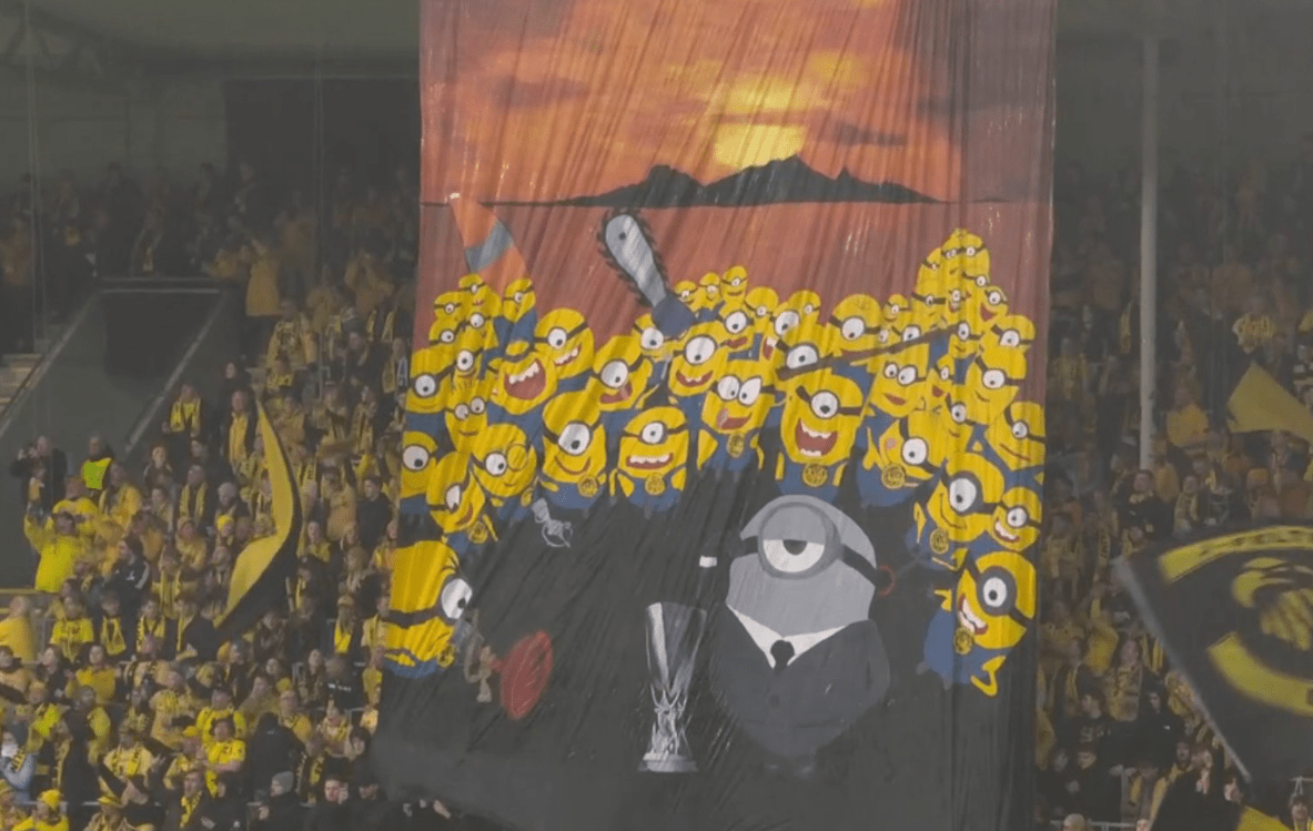 Μετά τον Σούπερ Μάριο οι Νορβηγοί «ξαναχτυπούν»: Πανό με Minions