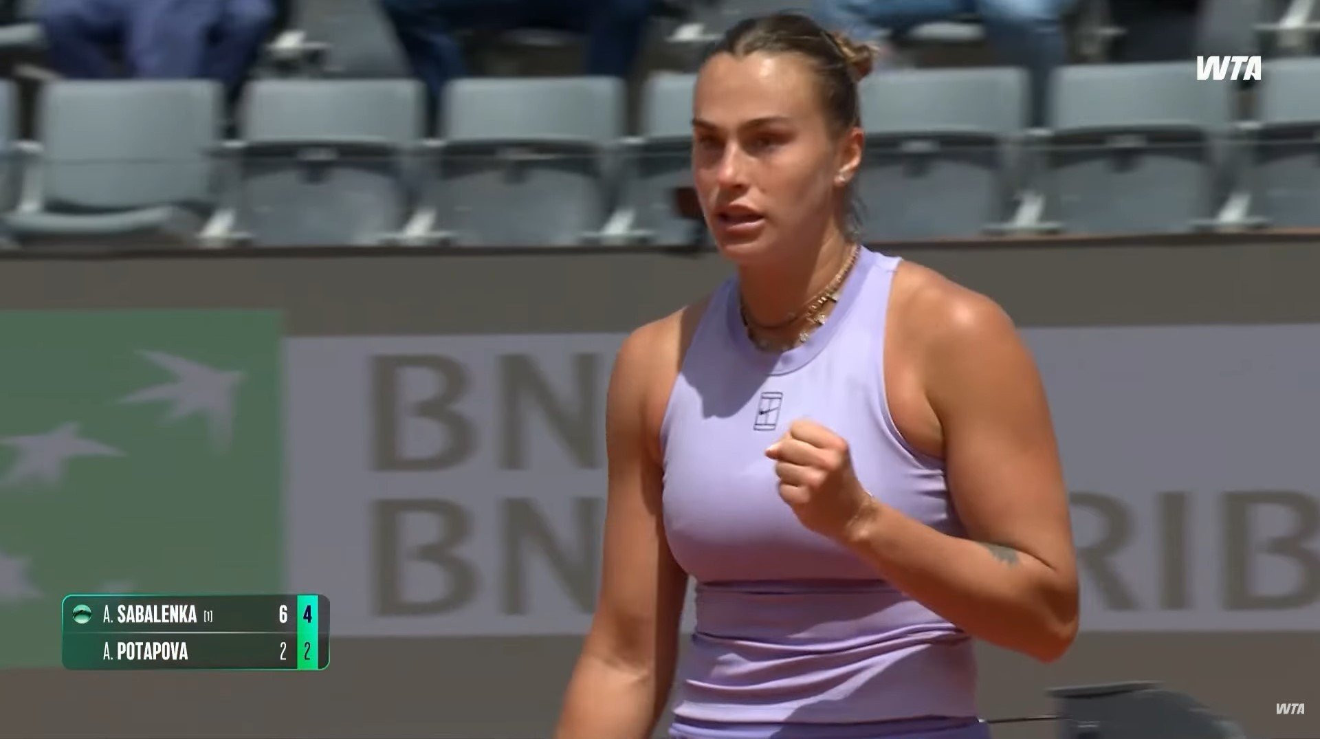 Ασταμάτητη η Σαμπαλένκα και στη Ρώμη